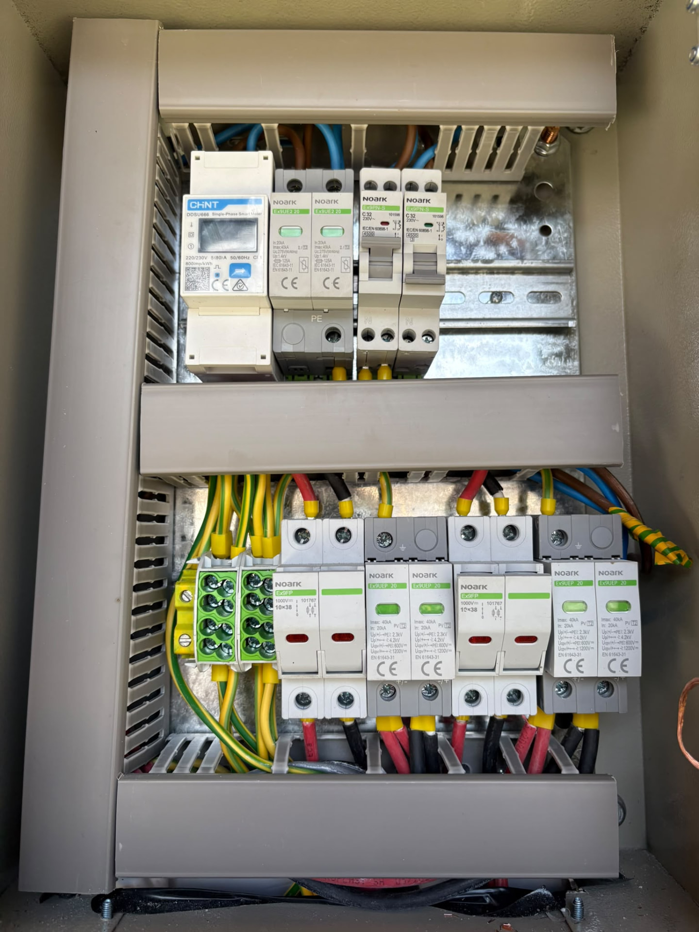 Tablou de protecție și contor inteligent